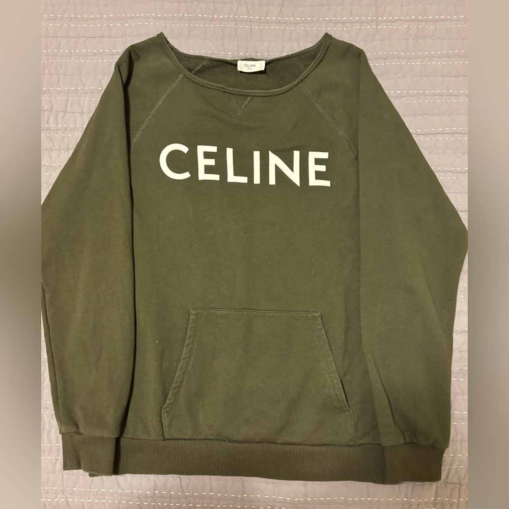Celine Dark Green Pullover